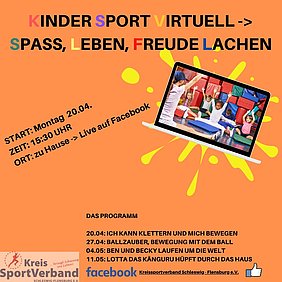 Ksv Sl Fl E V Kindersport Virtuell Spass Leben Freude Lachen